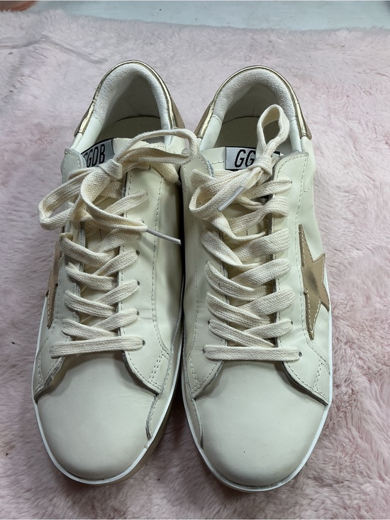Golden Goose Shoes - Golden Goose White Sneakers with Gold Star Accent 173